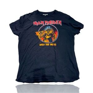 Iron Maiden 82-83 Mark of the Beast Tour Tee: VTG 2016 Repro: 2XL: The Trooper
